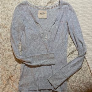 Hollister Long Sleeve Lace Detail